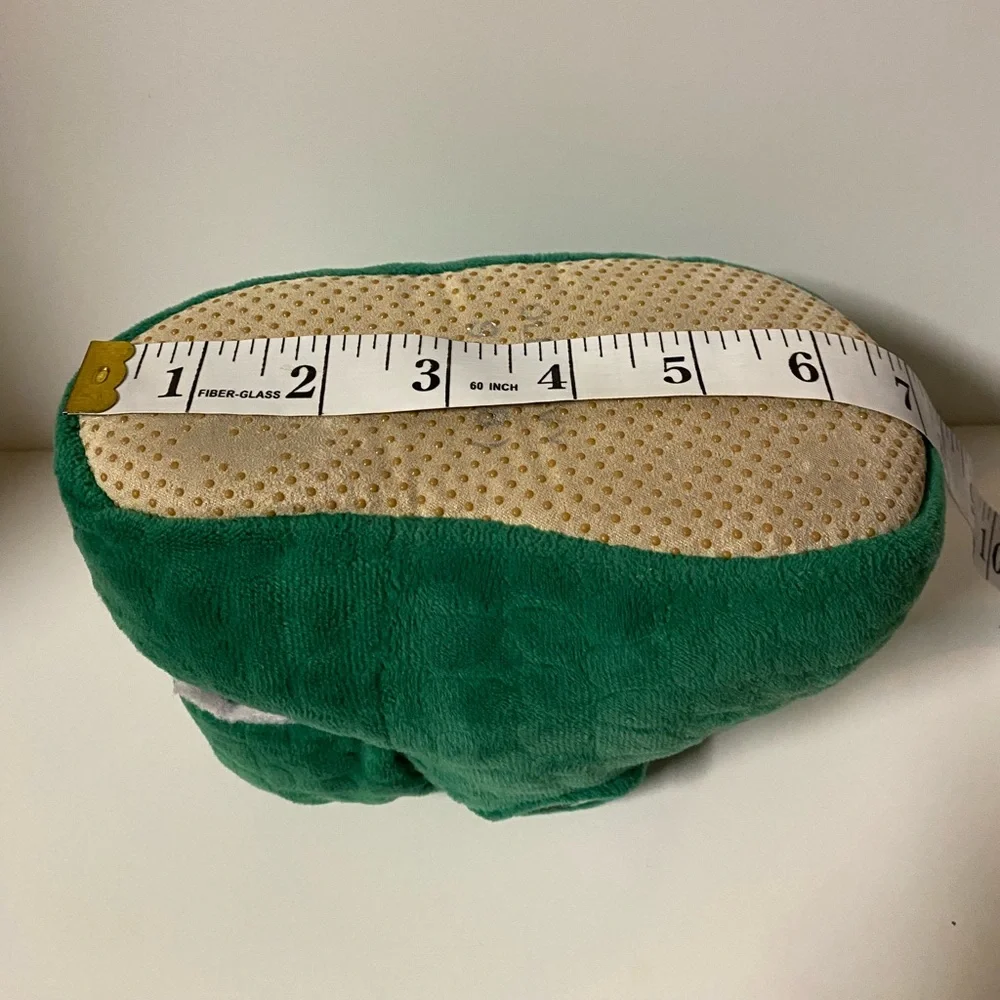 Dinosaur Slippers Green Plush Old Navy Toddler S 7-8 House Shoes Embroidered Eye